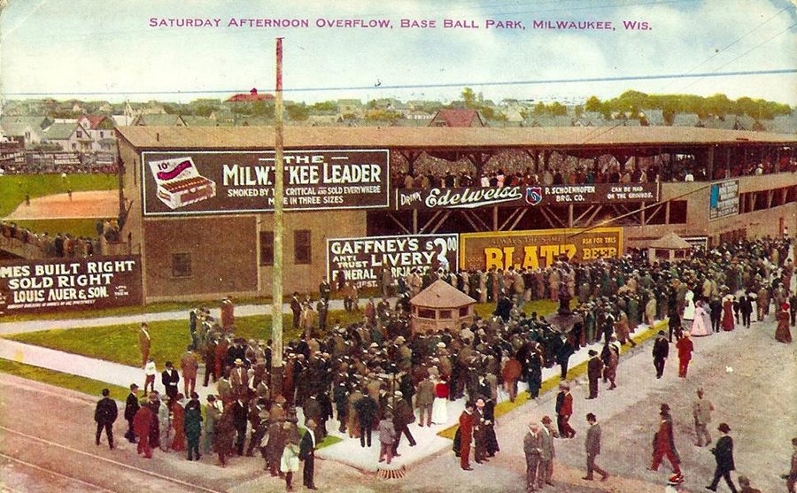 Borchert Field in a 1911 postcard